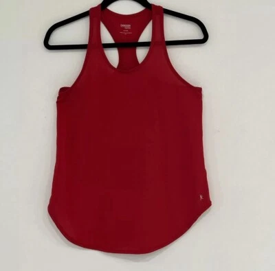 Danskin Now Racer back Top Women's Size Small (4-6) Red Athletic Sleeveless - Imagem 1 de 3