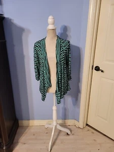 Cheryl Nash Small Pullover Damen grün vorne offen - Bild 1 von 7