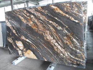 Tischplatte Marmortischplatte Granitplatte MAGMA GOLD Abdeckung Arbeitsplatte - Bild 1 von 5