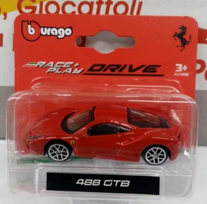BURAGO 1/64 - FERRARI 488 GTB RED - Picture 1 of 1