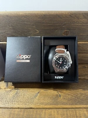 (LOT OF 6) Zippo Men’s Watch W/ Box 45009-YF New Old Stock Will Need New Battery - Image 1 of 4