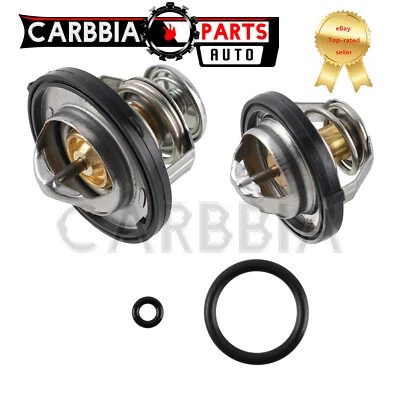 2x Termostato de refrigerante del motor para Dodge Avenger 2008-2014 Jeep Compass 2007-2017 Foto 1 de 4