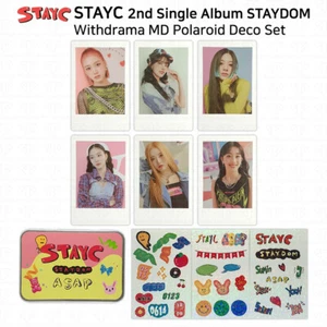 StayC ASAP Staydom Official MD Deco Polaroid Photocard Sticker Set Tincase KPOP - Picture 1 of 25