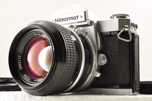 Nikon Nikomat FT Silver Film Camera w/Ai NIKKOR 50mm f1.4 Lens *Exc+5* #3048 - Picture 1 of 24
