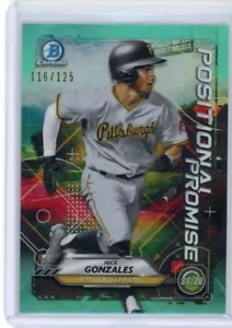 2021 Bowman - Positional Promise Aqua Refractor RC #POS-NG Nick Gonzales /125 - Picture 1 of 2