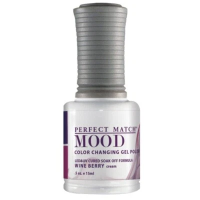 Esmalte en gel LeChat Perfect Match Mood Changing MPMG49 Wine Berry 0,5 oz Foto 1 de 2