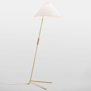 Pure Brass  Floor Lamp of Brass & Leather Adjustable Elegant Design Gift Item