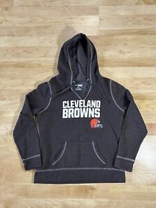 Womens NFL Cleveland Browns Hoodie Brown size Medium
