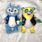 Disney Store Special Agent Oso Panda & Wolfie RARE Blue Wolf Toy Plush Genuine