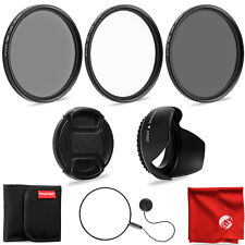 Circuit City 58mm Filter Kit Uv, Cpl, Nd4 for Canon & Nikon Lens & Accessories
