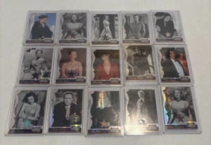 2008 Donruss Americana 2 Worn Swatch 15 Card Lot - Brando, Bergman, Flynn + More - Picture 1 of 6
