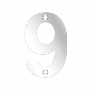 Numerals No 6 & 9 - 50mm - Polished Stainless - Picture 1 of 2