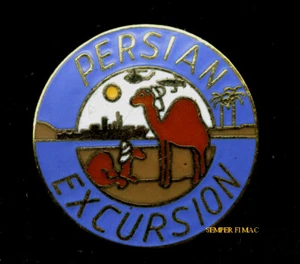 PERSIAN GULF EXCURSION LAPEL HAT PIN UP US ARMY MARINES NAVY AIR FORCE GULF WAR - Picture 1 of 12