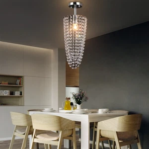 2pcs Small Crystal Chandelier Ceiling Light Mini Chandelier Light Fixture - Picture 1 of 7