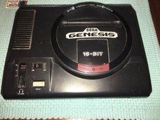 Original Sega Genesis 16 bit Console (Model 1601) With 11 Games