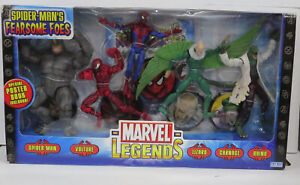 Marvel Legends: Spider-Man's Fearsome Foes Zestaw figurek akcji (2005) Zabawka Biz Nowa