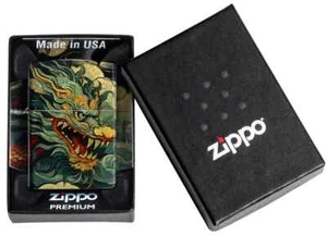 Zippo Lighter Flying Dragon Design Windproof Cigarette New - Picture 1 of 5