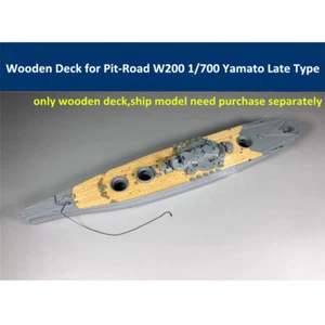 Wooden Deck for Pit-Road W200 1/700 Scale IJN Battleship Yamato Late Type - Picture 1 of 6