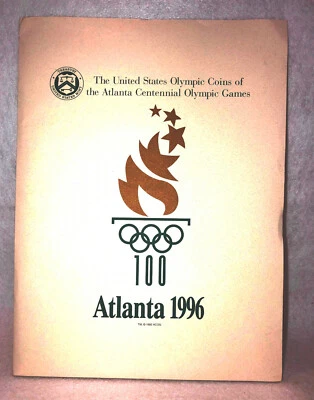 K146 XXVI OLYMPIAD ATLANTA 1996 - US MINT PRESS PACKET OF THE 1996 OLYMPIC COINS - Image 1 of 4