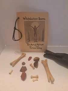 Witchdoctors Bones "The Art Of African Fortune Telling " Mystical Magical - Picture 1 of 13