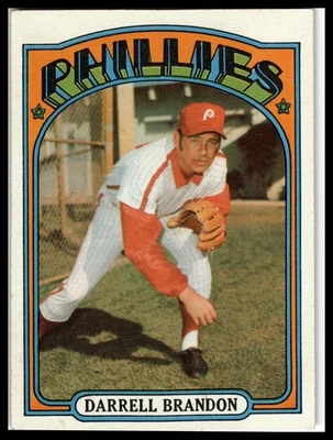 1972 Topps #283 Darrell Brandon - Image 1 of 2