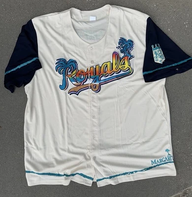 KANSAS CITY ROYALS MARGARITAVILLE JERSEY *SIZE ADULT 2XL* 8-30-25 THEME NIB! - Image 1 of 4