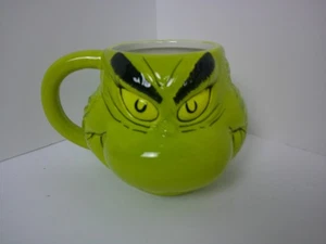 Dr Seuss Grinch Face Coffee Cup Mug - Picture 1 of 4