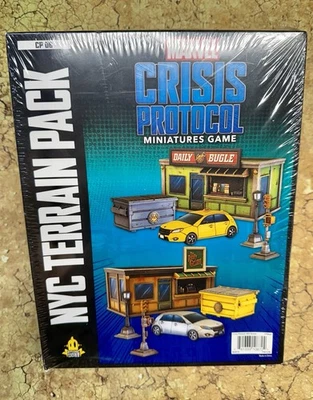 Marvel Crisis Protocol CP06 NYC Terrain Pack - New & Sealed - NIB OOP MCP - Image 1 of 4