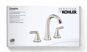 Kohler Desette breite Waschbeckenarmatur für Badezimmer, R27213-4D-BN NEU! - Bild 1 von 4
