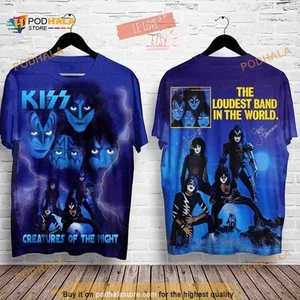 Kissmass Creatures Of the Night 3D Shirt UB141 - Bild 1 von 2
