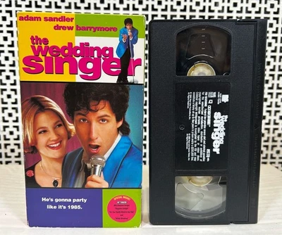 The Wedding Singer (VHS, 1998) Adam Sandler, Drew Barrymore Tested! - Image 1 of 3