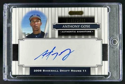 2008 Razor Signature Series Anthony Gose Auto #/1499 Phillies - Image 1 of 2