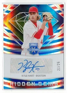 2020 Panini Elite Extra Edition RWB RC AUTO Kyle Hart! Rookie! Autograph! /25 - Picture 1 of 2