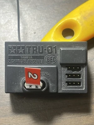 tamiya 1/10 RC ricevente, servi e regolatore meccanico con motore - Immagine 1 di 4