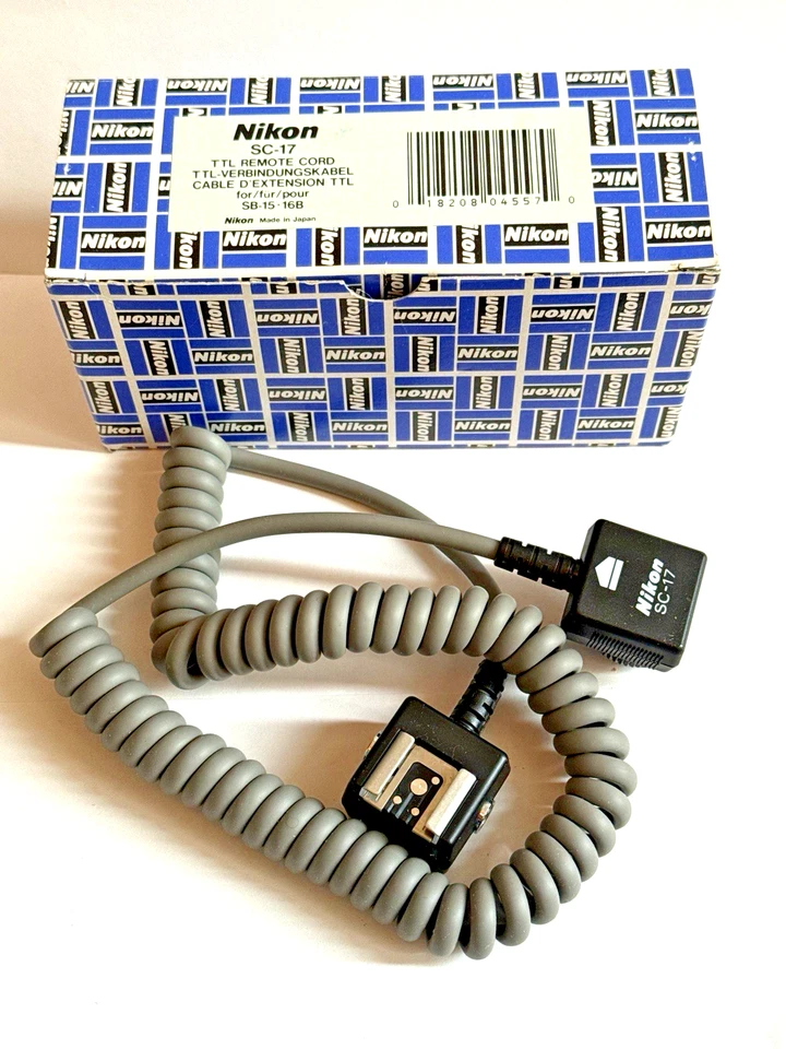 Nikon SC-14 TTL Remote Cord for Nikon F3, F3 HP Cameras Mint Condition Excellent - Image 1 of 4
