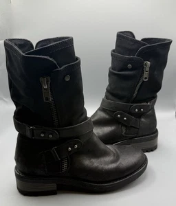 Carlos by Carlos Santana Damenstiefel 6 M Sawyer2 halbhohe Stiefeletten mit Absatz schwarz - Bild 1 von 7