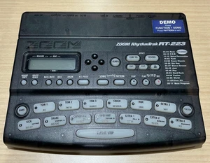 Zoom RhythmTrak RT223 Drum Machine Rock Drums Voice Percussion Drum kit USED - Picture 1 of 7