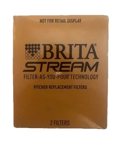 Brita STREAM Filter As You Pour Pitcher Replacement Filters 2 Pack - Picture 1 of 2