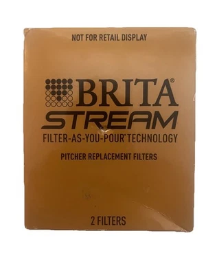 Brita STREAM Filter As You Pour Pitcher Replacement Filters 2 Pack - Image 1 of 2