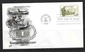 USA SC # 2152 Korean War Veterans FDC . Artcraft Cachet - Picture 1 of 1