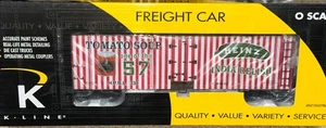 K-Line 6-21119 Heinz 57 40’ Wood Reefer Tomato Soup/India Relish O-Scale *RARE* - Picture 1 of 3
