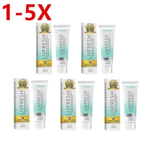 1-5X LivFresh Toothpaste Gel, Clinically Proven Remove Plaque 250% Better 50g - Picture 1 of 16