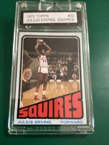 1972 Topps Style Julius Dr J Erving Virginia Squires Passing Variation Black Mag - Picture 1 of 8