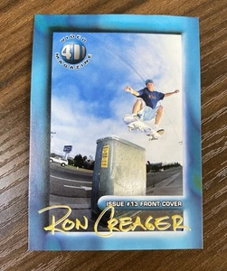 1994-95 411 Video Magazine 411vm Skateboarding Ronnie Creager VHTF Trading Card - Picture 1 of 2