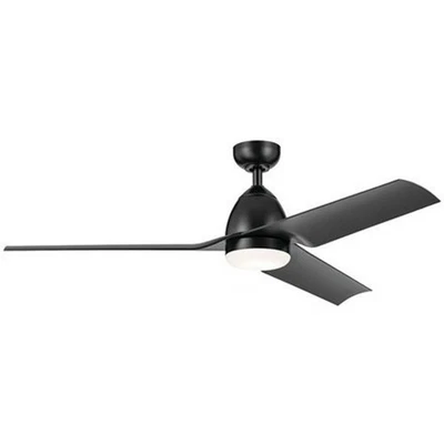 Kichler Lighting 310254SBK Fit Indoor Ceiling Fan Satin Black - Image 1 of 4
