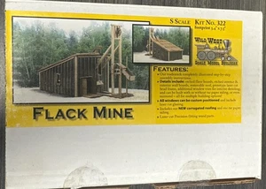 Wild West Escala Model Builders S Kit #322 Flack Mine Nuevo en Caja - Imagen 1 de 3