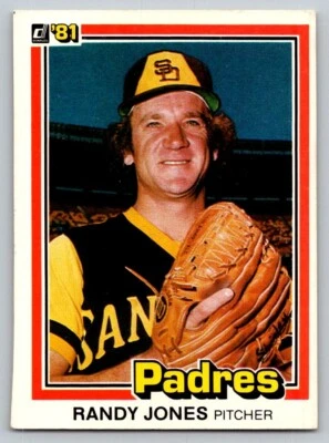 1981 Donruss - #122 Randy Jones - Image 1 of 2