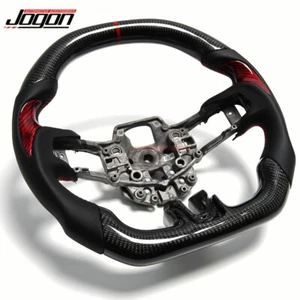 Volante personalizado de carbono para automóvil para Ford Mustang GT Shelby GT500 GT350R 15+ - Imagen 1 de 9