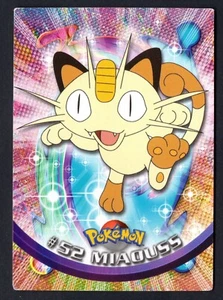 MEOWTH / MIAOUSS #52 CROMO / CARD POKEMON TRADING CARDS 1999-2000 TOPPS - Picture 1 of 4
