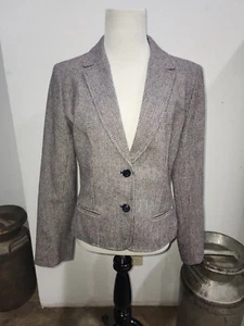 Young Pendleton Virgin Wool Blazer Sz 11-12 XL Brown Blue Girls Teenager USA - Picture 1 of 10